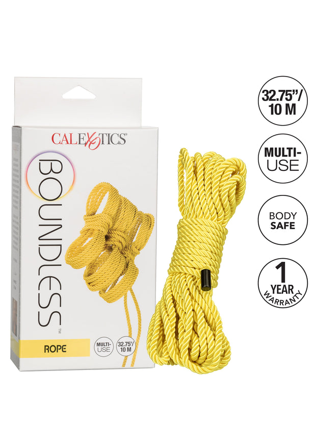 Corda costrittivo bondage gialla Boundless Rope 10M