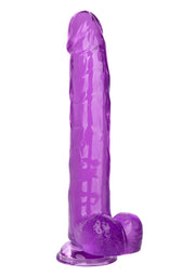 Fallo maxi con ventosa e testicoli Queen Size Dong 10 Inch