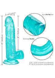 Fallo realistico vaginale anale con ventosa Queen Size Dong 6 Inch