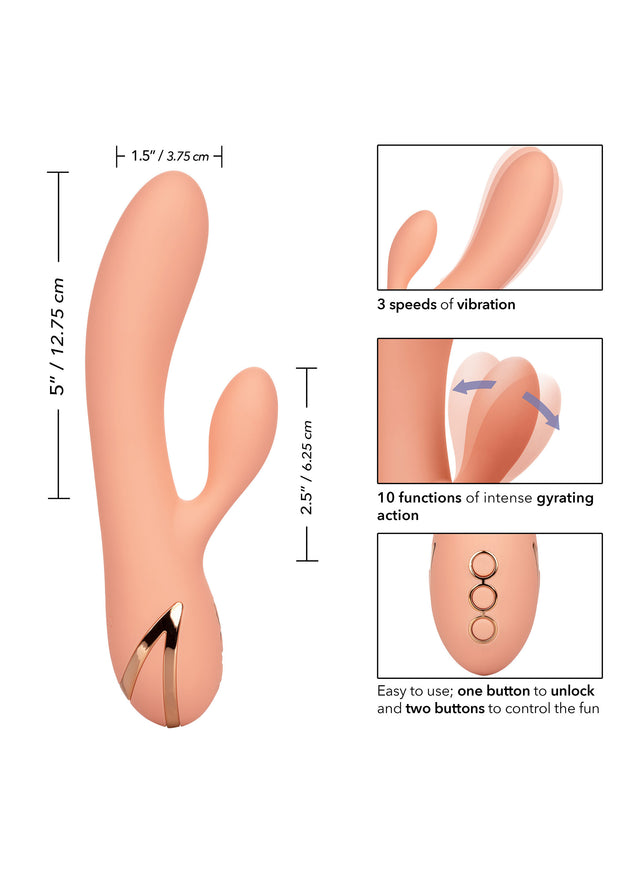 Vibratore rabbit doppio dildo vagianle clitoride Monterey Magic