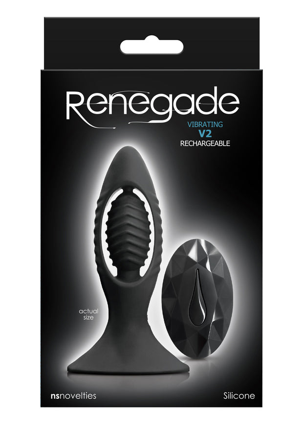 Plug anale in silicone ricaricabile V2 Buttplug