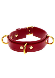 Collare sadomaso D-Ring Collar Deluxe