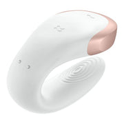 Vibratore Massaggiatore Double Love White