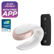 Vibratore Massaggiatore Double Love White