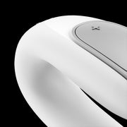 Vibratore per coppia Double Fun White con APP