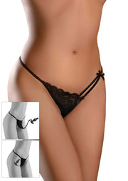 Slip con plug vibrante Remote Bowtie Bikini OS