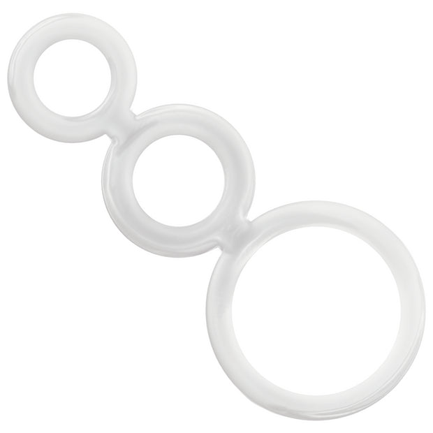Anello fallico RINGS SET FOR PENIS TRANSPARENT