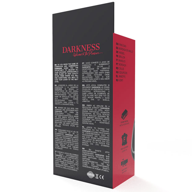Morso sadomaso DARKNESS BLACK GAG RING
