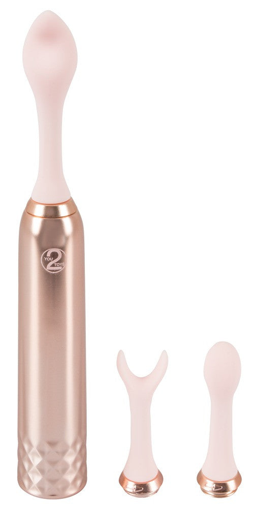 Vibratore per coppie Stimulator with 3 attachments