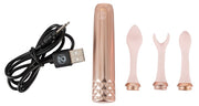 Vibratore per coppie Stimulator with 3 attachments