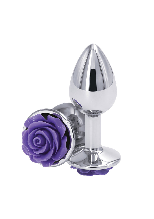 Plug anale Rose Buttplug purple Small