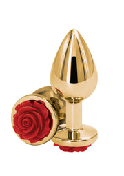 Plug anale Rose Buttplug Red Medium