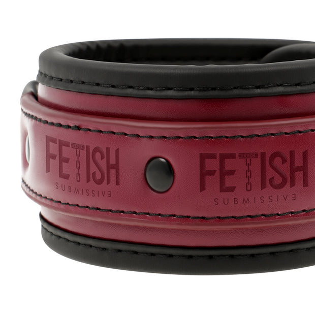 Cavigliere FETISH SUBMISSIVE DARK ROOM ANKLE CUFFS VEGAN LEATHER