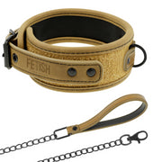 Collare con guinzaglio FETISH SUBMISSIVE ORIGIN COLLAR WITH LEASH