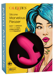 Vibratore rabbit da dito Silicone Marvelous Pleaser