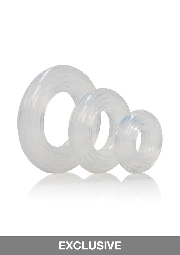 Anello fallico kit Premium Silicone Ring Set