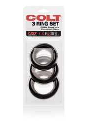 Anello per pene e testicoli kit COLT 3 Ring Set