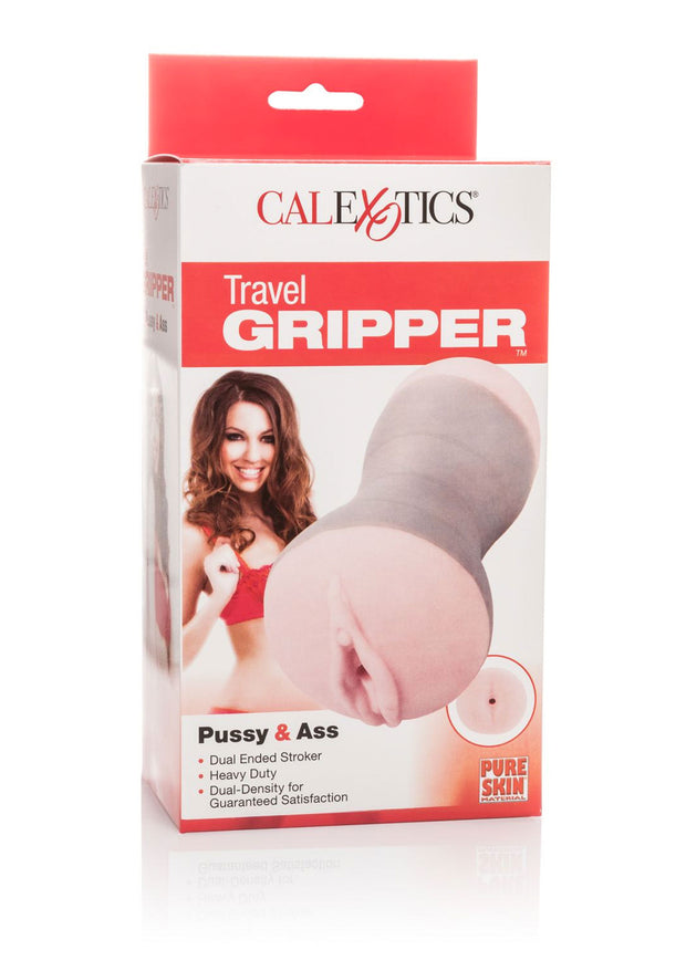 Masturbatore doppio Travel Gripper Pussy and Ass