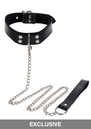 Collare con guinzaglio Elegant Collar and Chain Leash