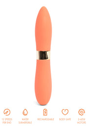 Vibratore in silicone Bullets Deux Double-Ended