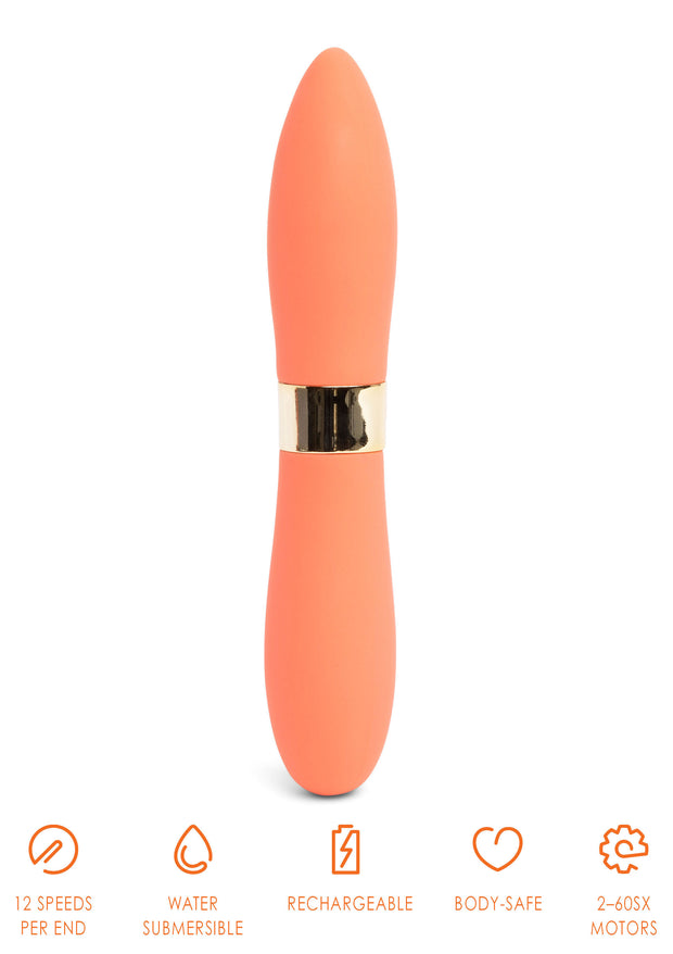 Vibratore in silicone Bullets Deux Double-Ended