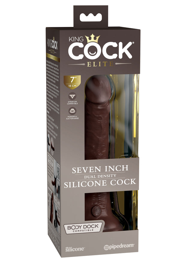 Fallo realistico 7 Inch 2Density Silicone Cock