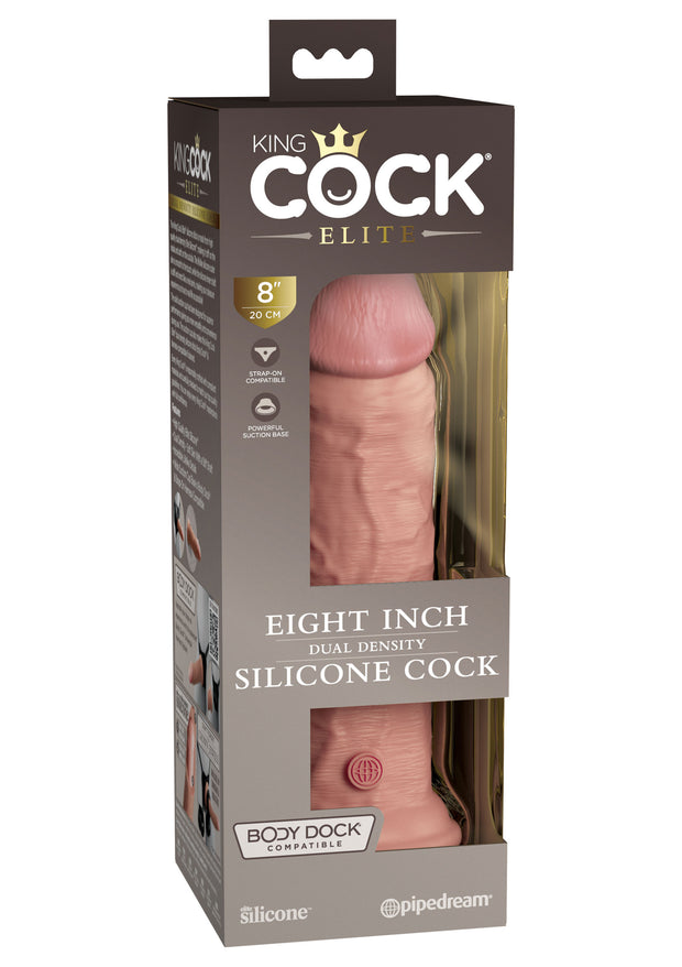 Fallo realistico 8 Inch 2Density Silicone Cock