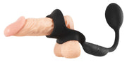 Plug anale vibrante con anello fallico Cock Ring with RC Butt Plug