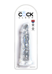 Fallo trasparente King Cock 8 Inch Cock