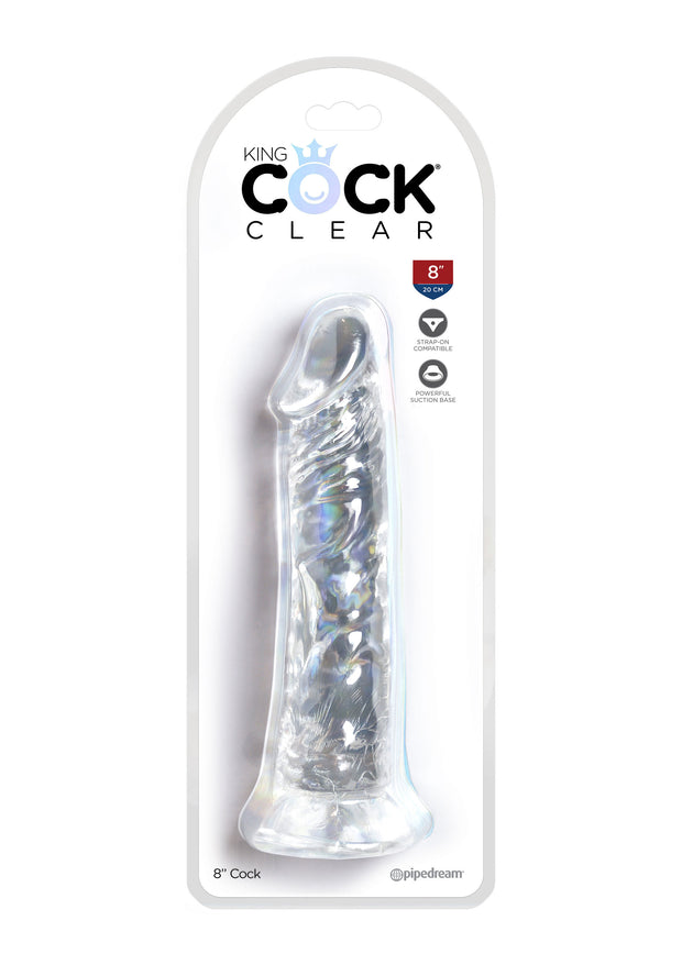 Fallo trasparente King Cock 8 Inch Cock