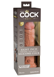 Dildo 8 Inch 2Density Vibrating Cock