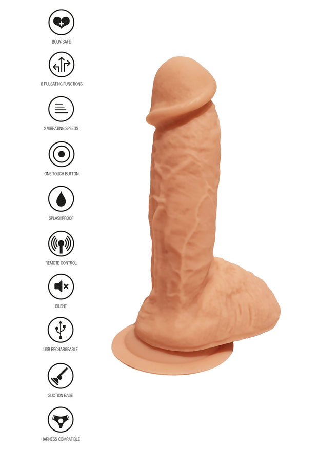 Dildo vibrante Silicone Vibrating