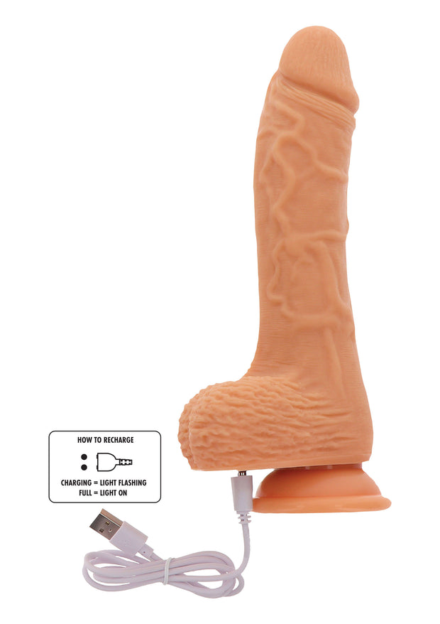 Vibratore Up&Down Rotating Vibr Dildo