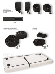 Set Cinghie bondage Door/bed restraints