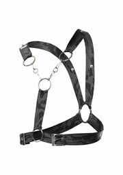 Pettorina grigio militare DNGEON Cross Chain Harness