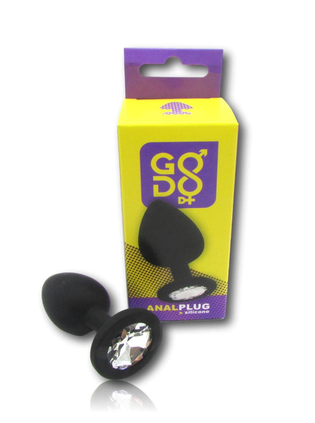 Plug piccolo Godo di + in silicone pietra chiara