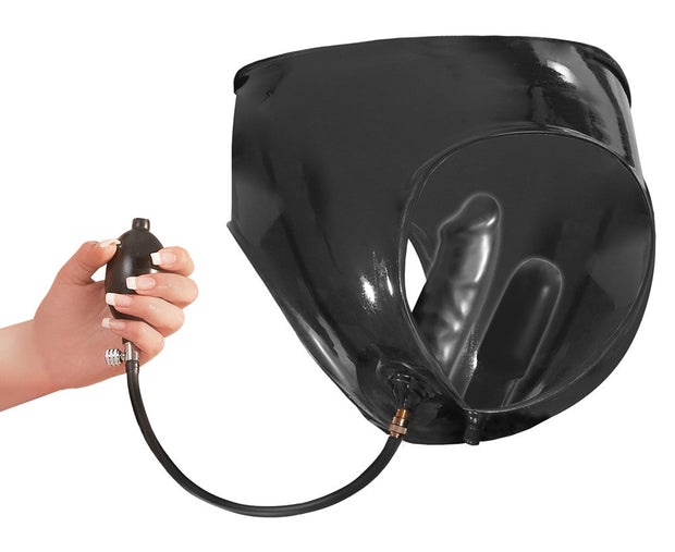 Fallo dildo doppio Latex Slip Pumpdildo