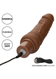Vibratore curvo marrone Rechargeable Stud Curvy