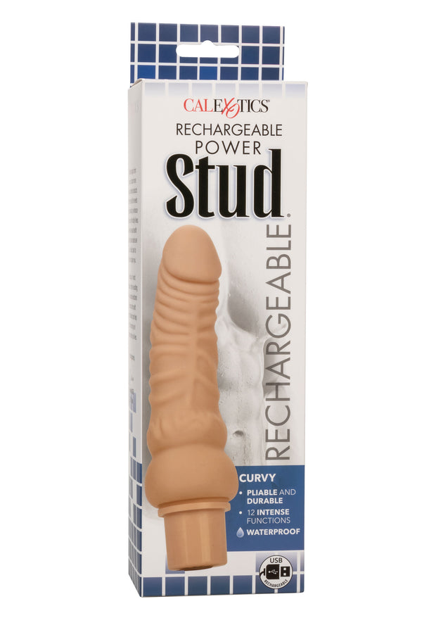 Vibratore curvo chiaro Rechargeable Stud Curvy
