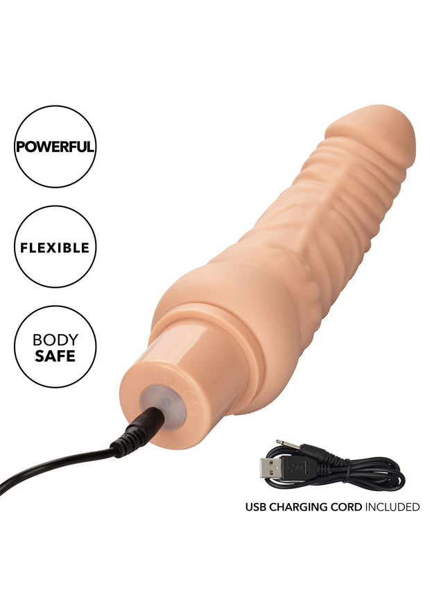 Vibratore curvo chiaro Rechargeable Stud Curvy