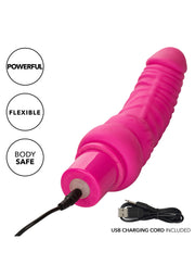 Vibratore curvo rosa Rechargeable Stud Curvy