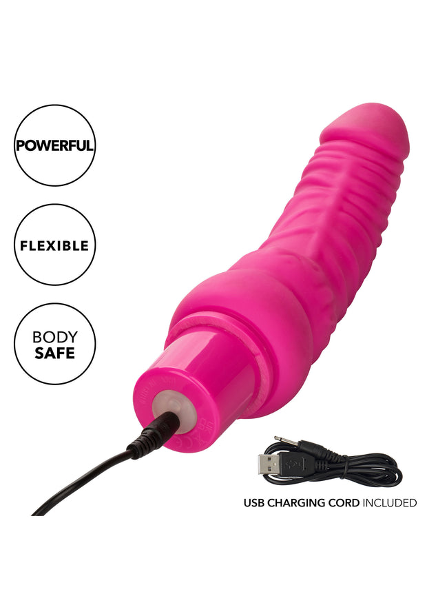 Vibratore curvo rosa Rechargeable Stud Curvy