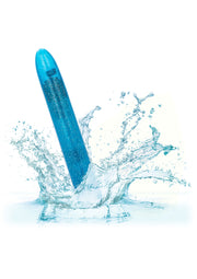 Vibratore classico blu Sparkle Slim Vibe
