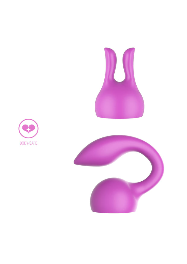 Accessori fucsia per massaggiatore wand Attachments Personal Massager