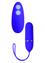 Vibratore bullet viola Posh 7-Function Lovers Remote