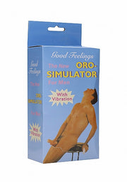 Masturbatore orale vibrante Good Feelings Vibrating Oro-Simulator - Flesh