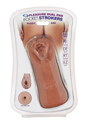 Masturbatore vagina ano Personal Double Ended Beaded Stroker - Tan