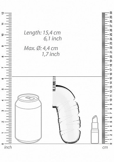 Gabbia di castità uomo con dilatatore uretra - Model 17- Cock Cage - Transparent