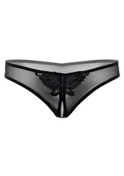 Perizoma intimo aperto con perle Indra crotchless beaded thong