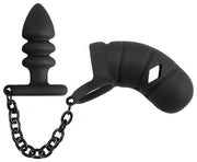 Cintura di castità con plug Cock cage with butt